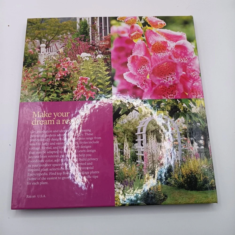 Better Homes and Gardens Perennial Dream Gardens Hardcover Gardening Book